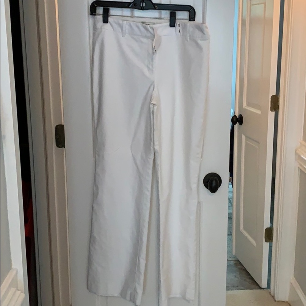 White Ann Taylor pants size 8
